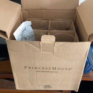 Princess  house  4 cristal glasses